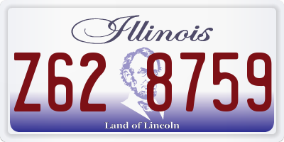 IL license plate Z628759