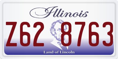 IL license plate Z628763