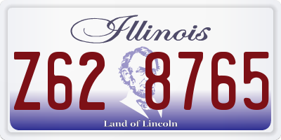 IL license plate Z628765