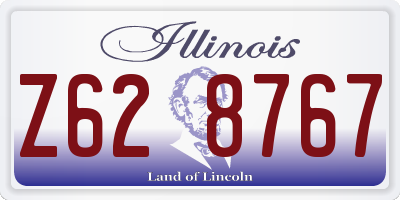 IL license plate Z628767