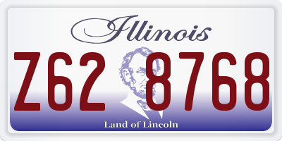 IL license plate Z628768