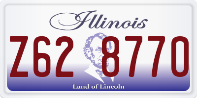 IL license plate Z628770