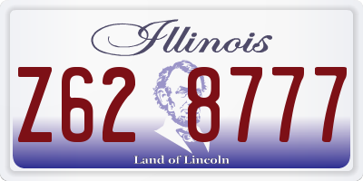 IL license plate Z628777