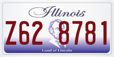 IL license plate Z628781