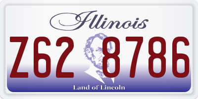 IL license plate Z628786