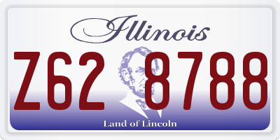 IL license plate Z628788