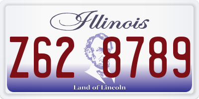 IL license plate Z628789