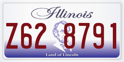 IL license plate Z628791