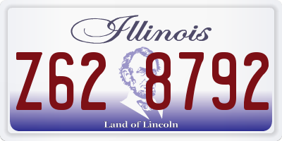 IL license plate Z628792