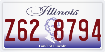 IL license plate Z628794
