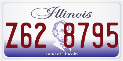IL license plate Z628795
