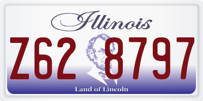 IL license plate Z628797