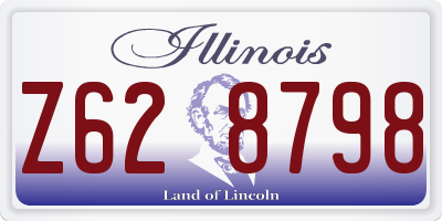IL license plate Z628798