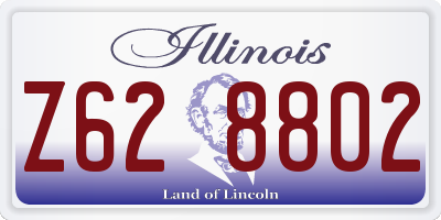IL license plate Z628802