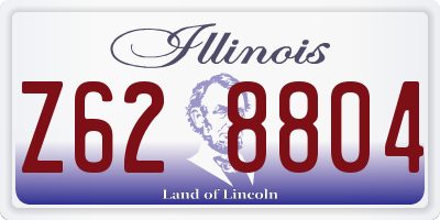 IL license plate Z628804