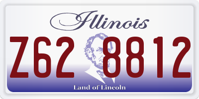 IL license plate Z628812