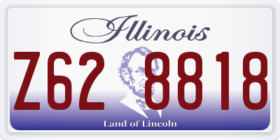 IL license plate Z628818