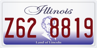 IL license plate Z628819