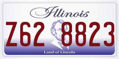 IL license plate Z628823