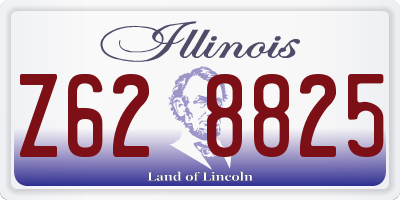IL license plate Z628825