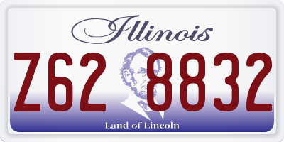 IL license plate Z628832