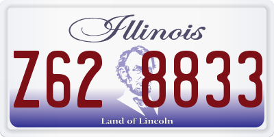 IL license plate Z628833