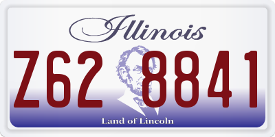 IL license plate Z628841