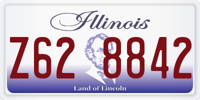 IL license plate Z628842
