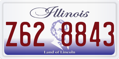 IL license plate Z628843