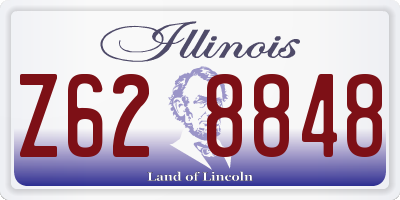 IL license plate Z628848