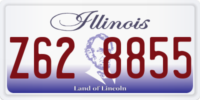 IL license plate Z628855