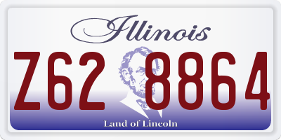 IL license plate Z628864