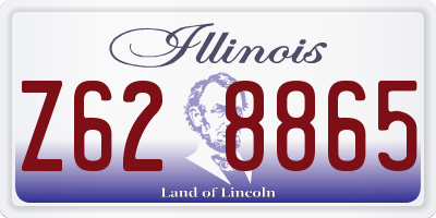 IL license plate Z628865