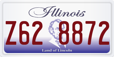 IL license plate Z628872