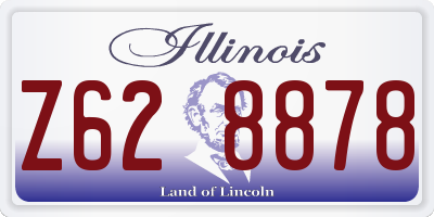 IL license plate Z628878