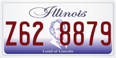 IL license plate Z628879