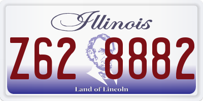 IL license plate Z628882