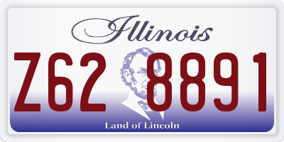 IL license plate Z628891