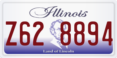 IL license plate Z628894