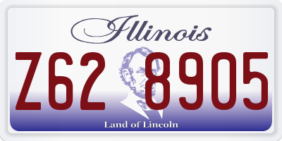 IL license plate Z628905