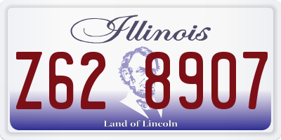 IL license plate Z628907