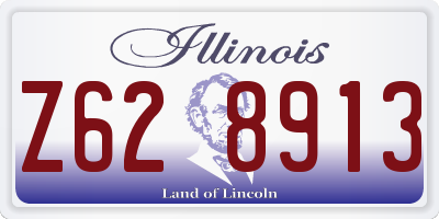 IL license plate Z628913