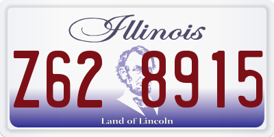 IL license plate Z628915