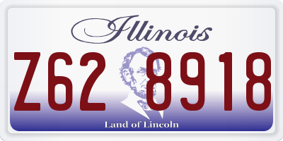 IL license plate Z628918