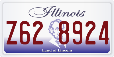 IL license plate Z628924