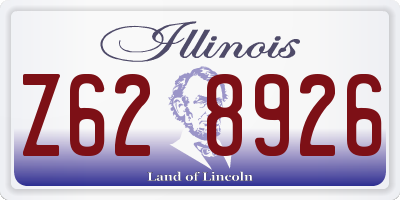 IL license plate Z628926