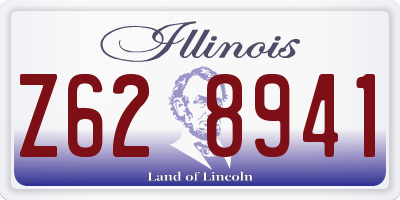IL license plate Z628941