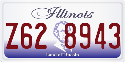 IL license plate Z628943