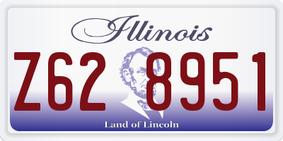 IL license plate Z628951