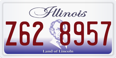 IL license plate Z628957